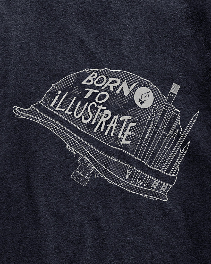 Born To Illustrate T-SHIRT (UNISEX)